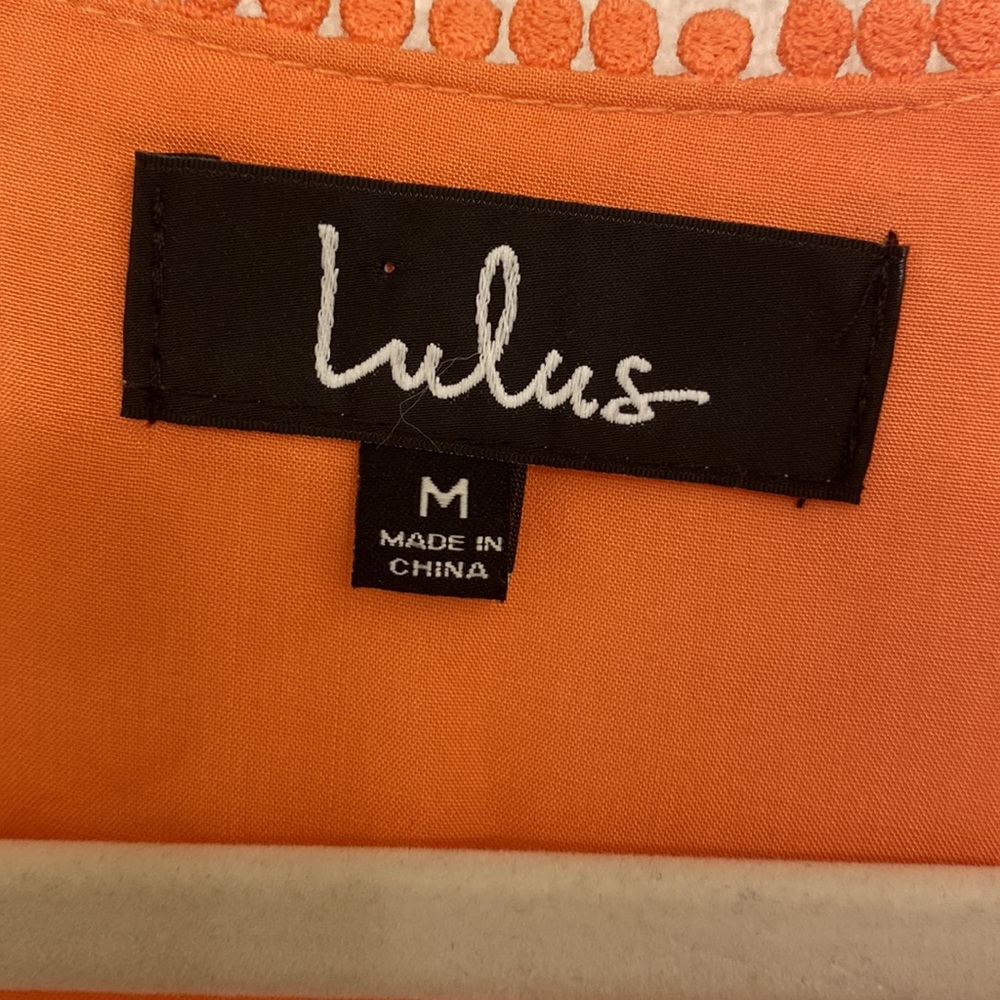 *NWT* Lulus Adeleine Peach Wrap Midi Dress - Picture 7 of 11
